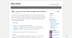 Desktop Screenshot of adriandubiel.com